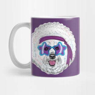 Star Disco dog Bichon Mug